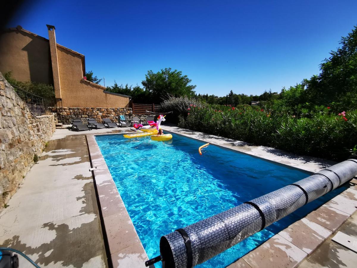 Magnifique Gite En Pierres 6 Personnes Avec Piscine Privee Ardeche Plein Sud Lablachere Exterior photo