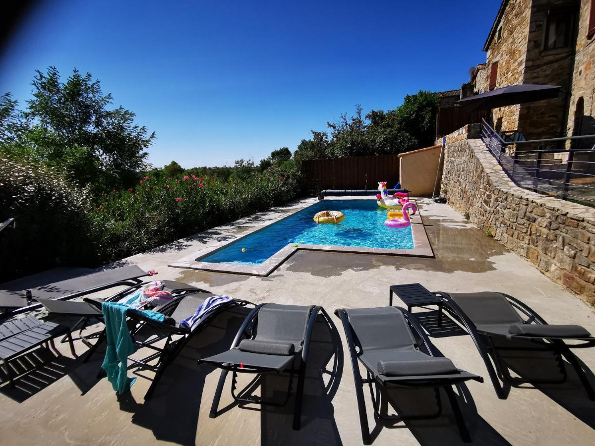 Magnifique Gite En Pierres 6 Personnes Avec Piscine Privee Ardeche Plein Sud Lablachere Exterior photo