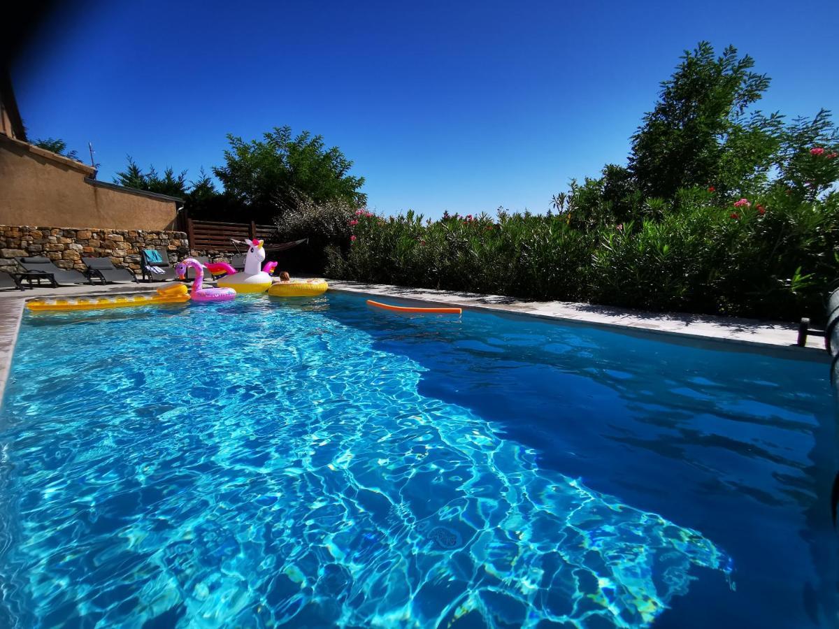 Magnifique Gite En Pierres 6 Personnes Avec Piscine Privee Ardeche Plein Sud Lablachere Exterior photo